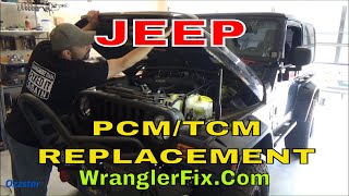 Jeep Wrangler TJ PCM/TCM replacement FIX P1603 P1604 P0700 - YouTube