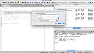 How to set a working directory and importing the dataset on Phyton 3.6 spyder
