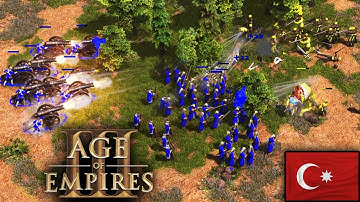 [4K 60FPS] Age of Empires 3: Definitive Edition - Ottomans Skirmish 2v2