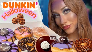 Asmr Eating Dunkin Donuts Halloween Limited Edition Treats Mukbang