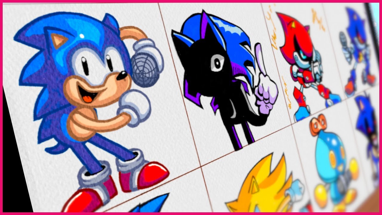 Metal Sonic And Super Sonic Exe /Ps Super_Sonic_Exe - Desenho de