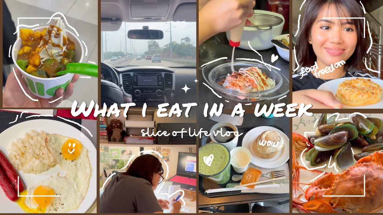 What i eat in a week + food freedom | Slice of life 🌥️ | Celestine ...