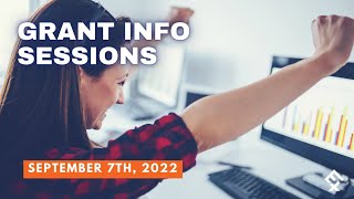 Grant Info Session September 7th, 2022