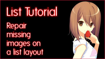 How to repair list layouts (MyAnimeList tutorial)