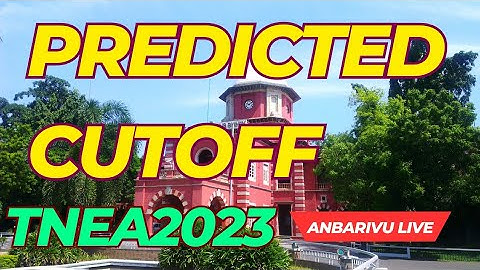 🔴LIVE TNEA2023 OVERALL PREDICTED CUTOFF