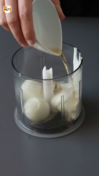 Mayonnaise légère aux œufs durs et sans huile! 🥚#mayonnaise  #recettefacile #recette