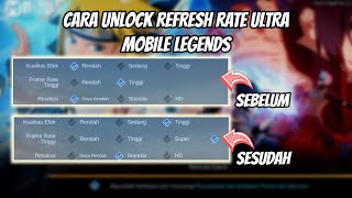 UNLOCK 120 FPS MOBILE LEGENDS | CARA UNLOCK 120 FPS ML UNLOCK 120 FPS MOBILE LEGENDS | CARA UNLOCK 120 FPS ML