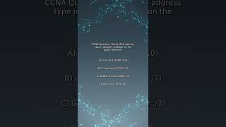 CCNA Quiz: Which IPv6 address type is globally routable on the public Internet?