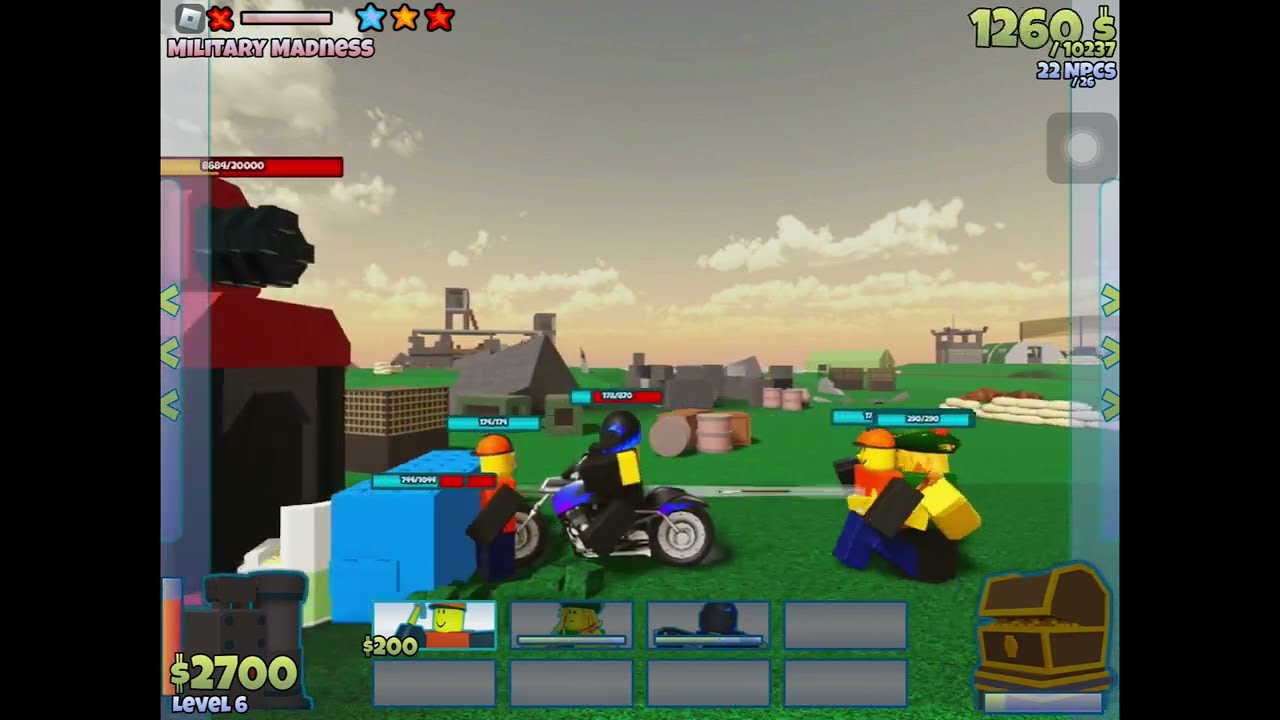 The Battle Bricks Military Madness - 3 Star, 3 Slot, 0 Brain Cells Required