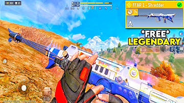 *NEW* Free Legendary FFAR 1 Shredder in Call of Duty Mobile | POCO X7 PRO CODM GAMEPLAY 