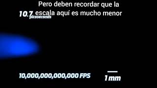 Grabando un pulso de luz a 10 billones de cuadros por segundo - velocidad de la luz