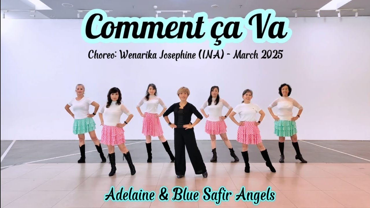 Comment ça Va - Line Dance - Choreo:Wenarika Josephine (INA) - March 2025