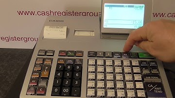 casio se-s3000 How to enter / process a payout from the cash register