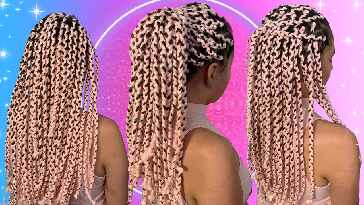 COMO HACER  TRENZAS AFRICANAS  PASO A PASO CON ESTAMBRE O LANA