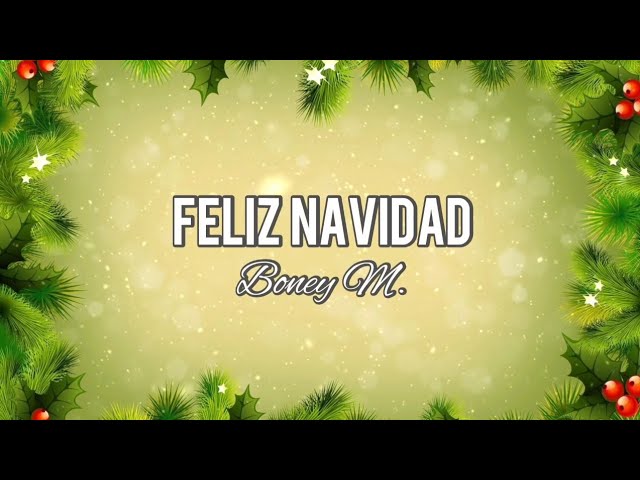 Boney M. - Feliz Navidad (Lyrics) class=