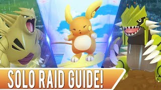 How to Solo Alolan Raichu in Pokemon GO Raids