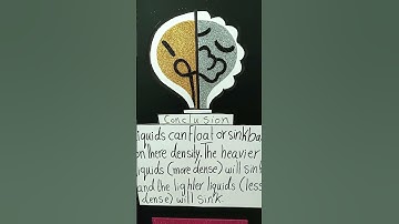 Why Some Liquids Float!