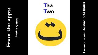 Arabic Alphabet Mnemonics