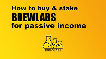 How to buy Brewlabs and stake for passive income