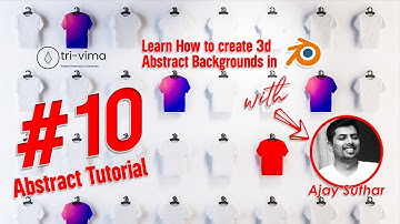 Creating Stunning 3D Abstract Background #10 | Step-by-Step Tutorial! | in Blender 3.0