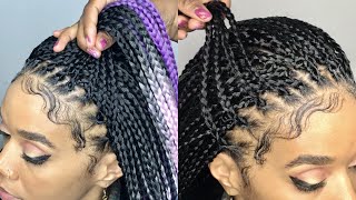 How to: individual crotchet illusion for BOX BRAIDS. Looks so natural + NEW BRAIDLESS METHOD| Gottin