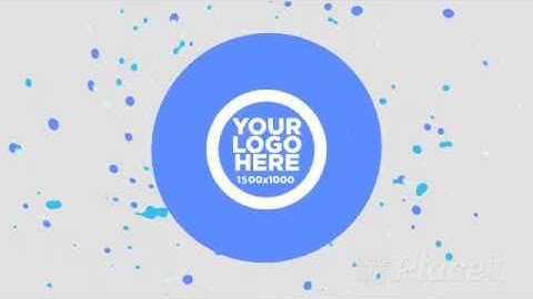 Intro Maker for a Logo Reveal Featuring a Spinning Liquid Motion Graphics