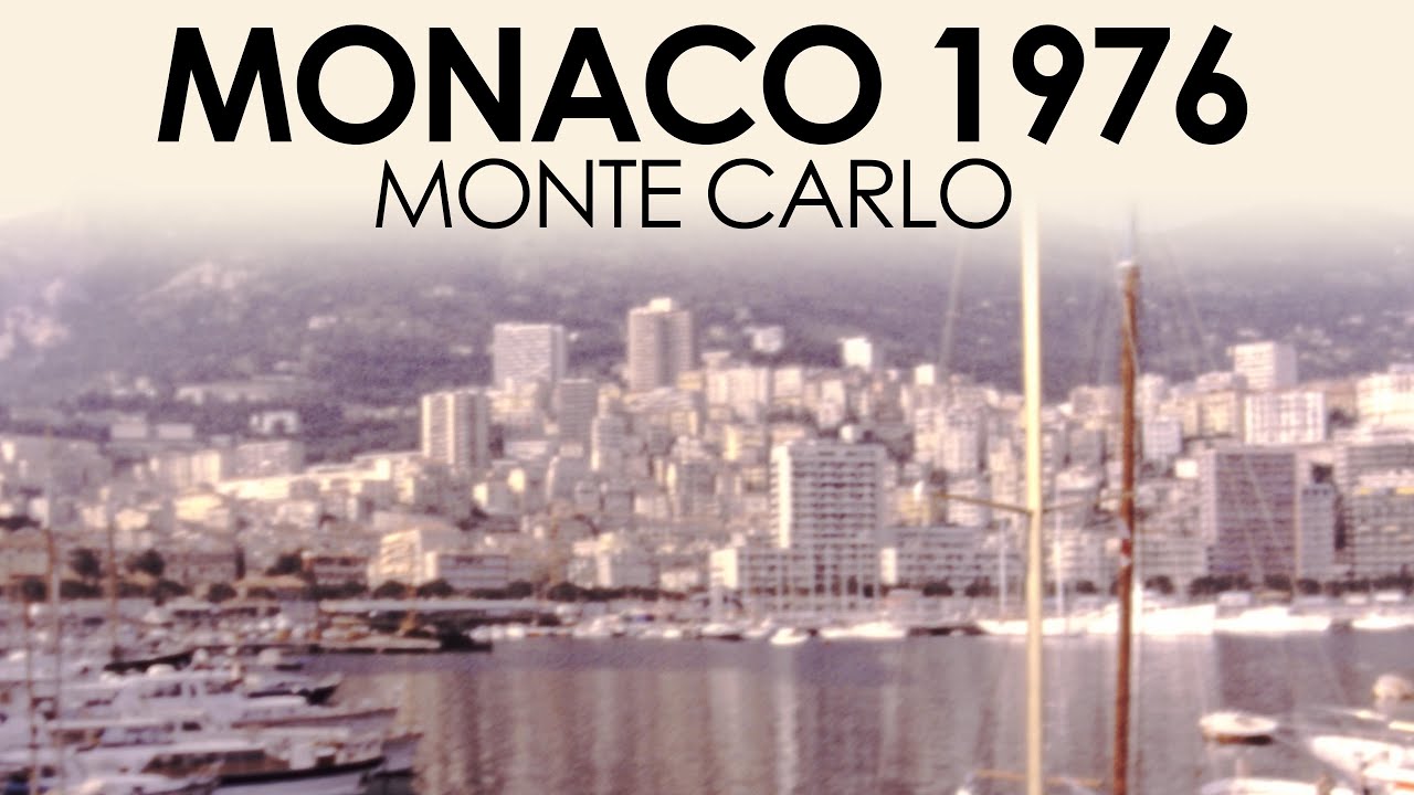 Archive footage of Monaco in 1970s | Montecarlo 8mm home movie film