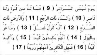 القارئ الزين محمد أحمد سورة الطارق