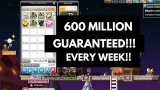 600M GUARANTEED per Week |Unfunded GUIDES| MAPLESTORY