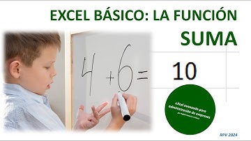 Excel básico: la función SUMA