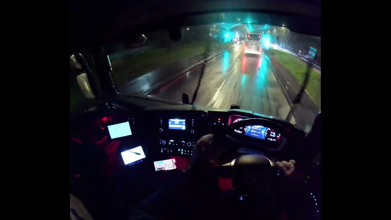 Driving the Night: English Towns from the Cab  