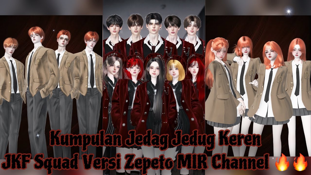Kumpulan Cerita Singkat + Jedag Jedug JKF Squad Versi Zepeto Kereeen #mirchannel 