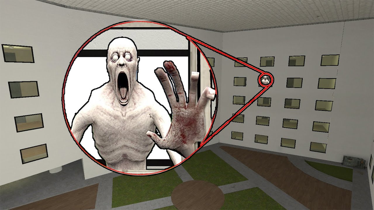 SCP 096 From the mysterious room in the hotel is attacking me.. Garry's mod