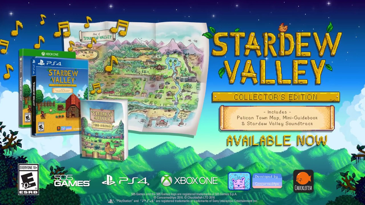 Stardew valley collector edição ps4 jogos playstation 4 505 jogos