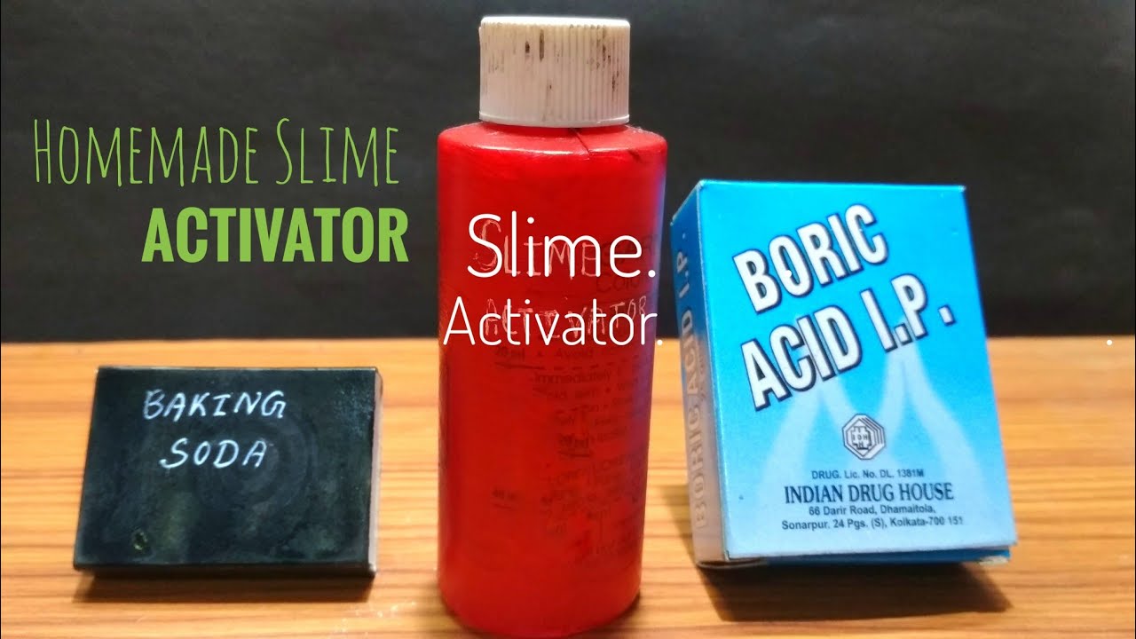 How To Make Slime Activator At Home Youtube