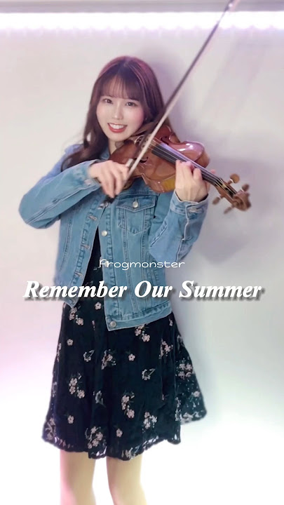 Remember Our Summer - Frogmonster #shorts #rememberoursummer #frogmonster #violin #バイオリンで弾いてみた