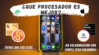 SNAPDRAGON 865 VS A13 BIONIC || ¿Que procesador es mejor?