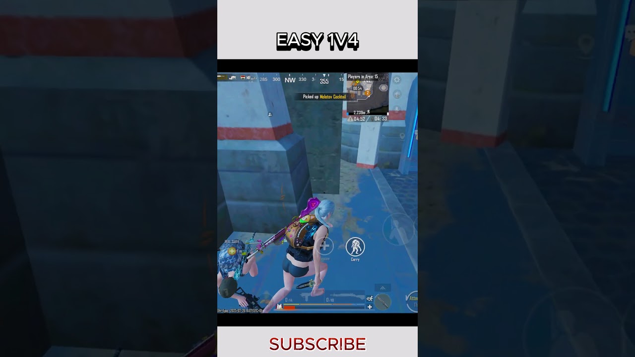 intense 1v4 on 1 hp  #bgmi #pubgmobile #ultimategameplay #battleroyalegame #pubg #mobilegame