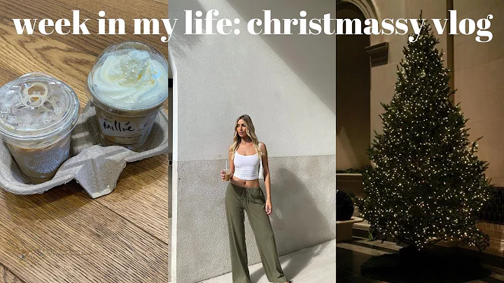 a chirstmassy vlog: shopping, baking, friendmas, white fox boutique haul!