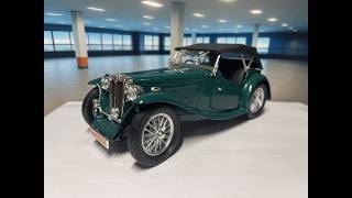 1:18 1947 MG TC Midget. Yat Ming/Road Signature. 92468. Collector's Edition. Convertible. Green