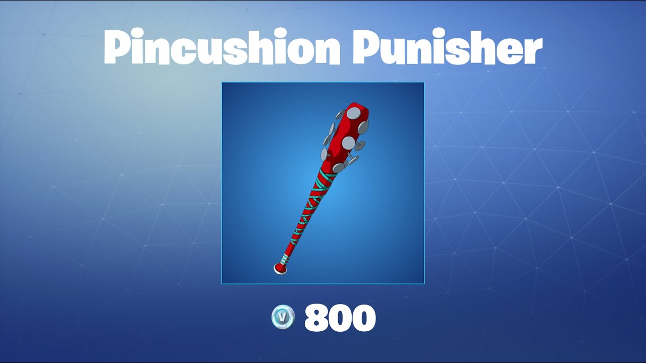 Pincushion Punisher Fortnite Pickaxe YouTube