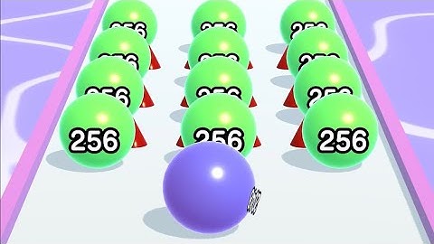 Ball run 2048 infinity mode ♾️ Amazing gameplay walkthrough android, iOS