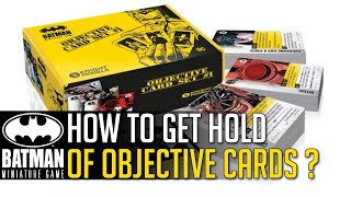 Batman Miniature Game – How to Get Objective, Event & Encounter Cards