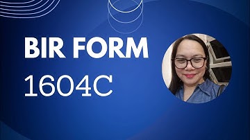 BIR FORM 1604C