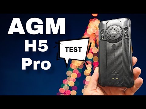 Agm H5 Pro TEST vision nocturne et bon son