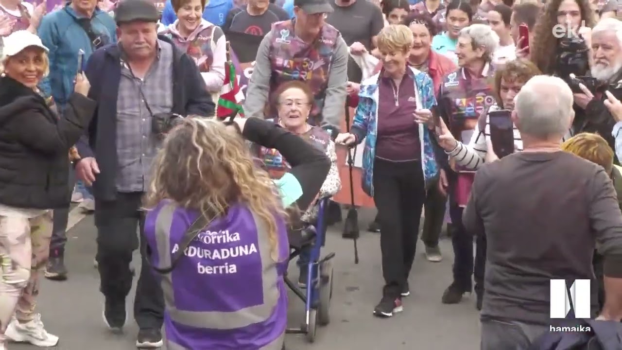 Korrika Eibarren. Ibilbide osoa, 54 talderen parte-hartzearekin