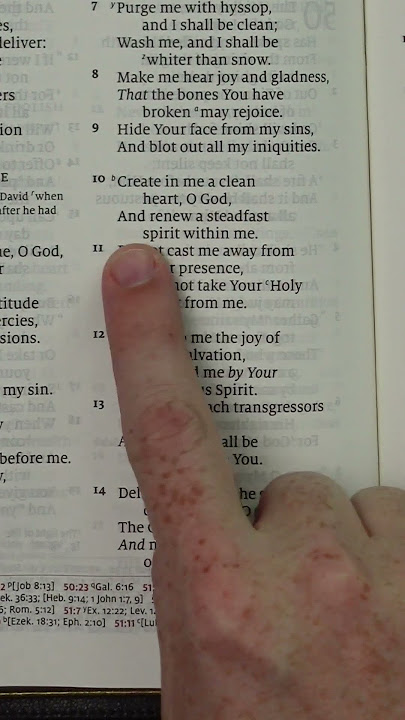 Psalms 51:10 • Bible Verse of the Day