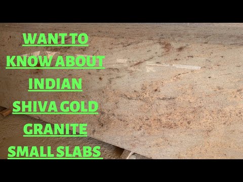 Granite - cheapest granite in India | best Indian granite stone | Shiva gold granite