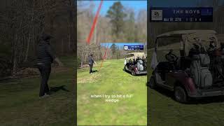 This Par 4 went COMPLETELY off the rails… wait for the finish 😳⛳ #shorts