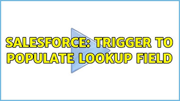 Salesforce: Trigger to populate lookup field (2 Solutions!!)